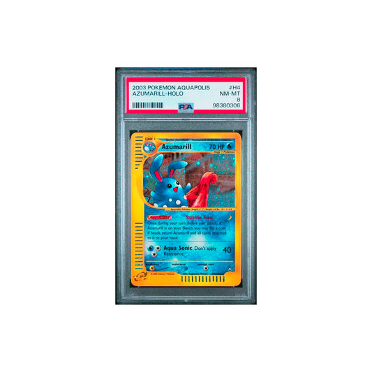 PSA 8 Near Mint - 2003 Pokemon Aquapolis Azumarill Holo #H4