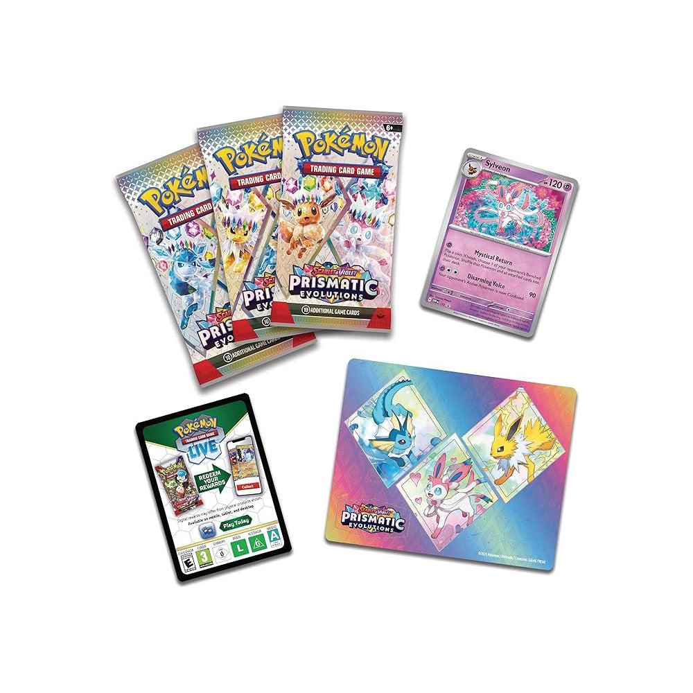 Pokémon Prismatic Evolutions Tech Sticker Collection - Sylveon
