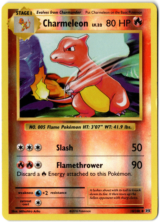Charmeleon Reverse Holo – 10/108 – Evolutions – EN