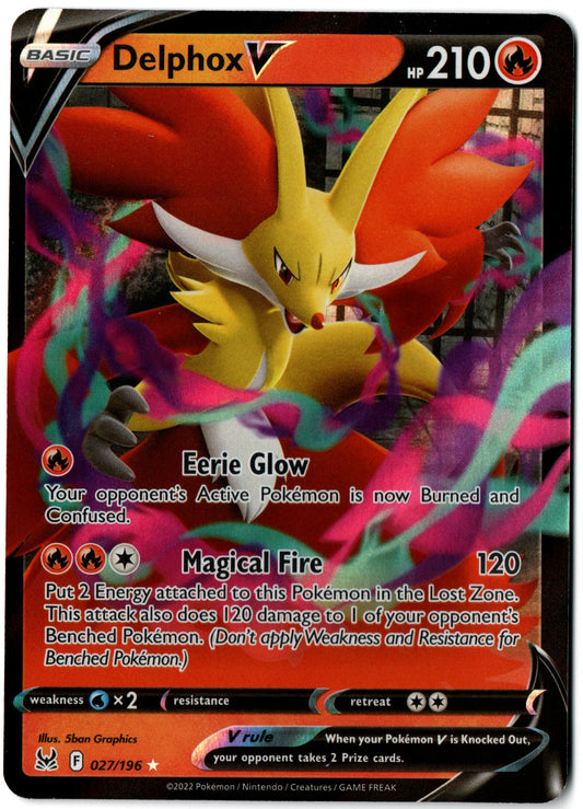 Delphox V – 027/196 – Lost Origin – EN