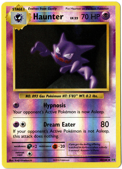 Haunter Reverse Holo – 48/108 – Evolutions – EN