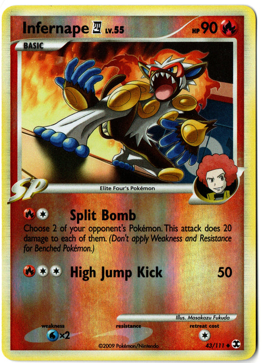 Infernape Reverse Holo – 43/111 – Rising Rivals – EN