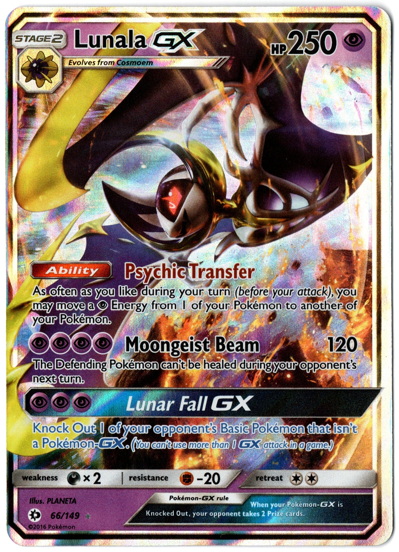 Lunala GX – 66/149 – Sun & Moon – EN