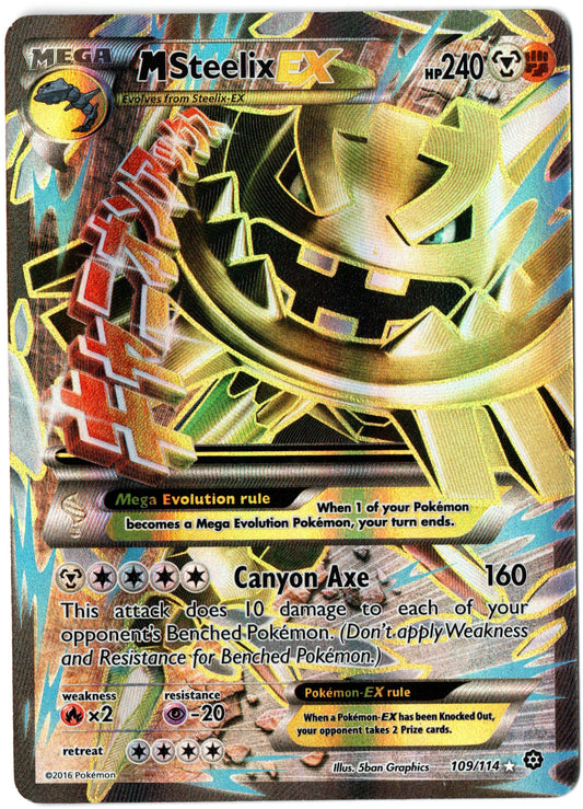 M Steelix EX – 109/114 – Steam Siege – EN