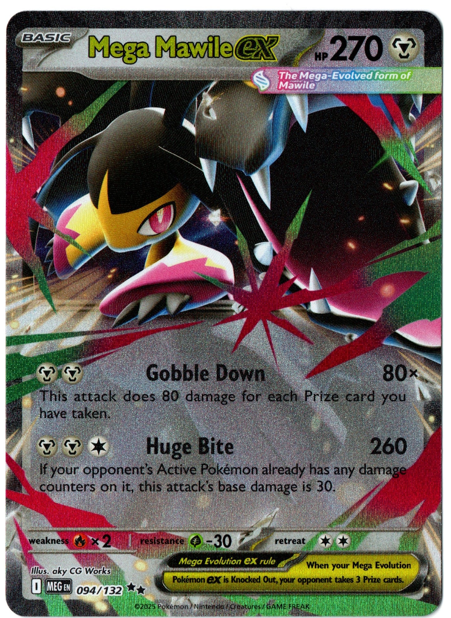 Mega Mawile ex – 094/132 – Mega Evolution – EN