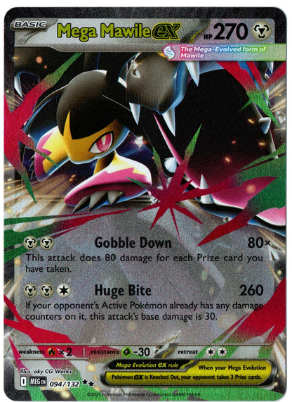 Mega Mawile ex – 094/132 – Mega Evolution – EN