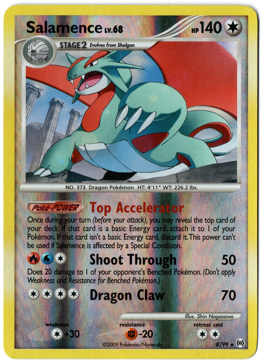 Salamence Reverse Holo – 8/99 – Arceus – EN