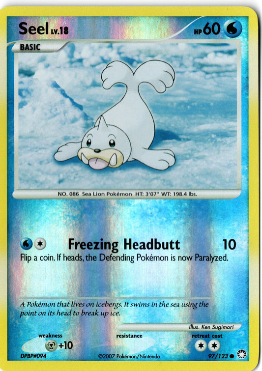 Seel Reverse Holo – 97/123 – Mysterious Treasures – EN