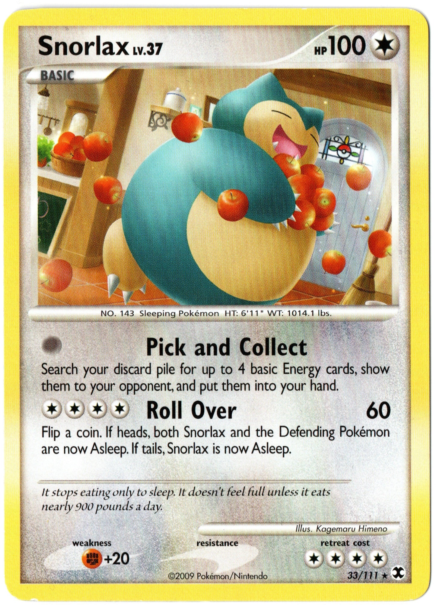 Snorlax – 33/111 – Rising Rivals – EN