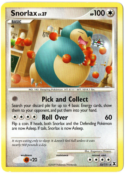 Snorlax – 33/111 – Rising Rivals – EN