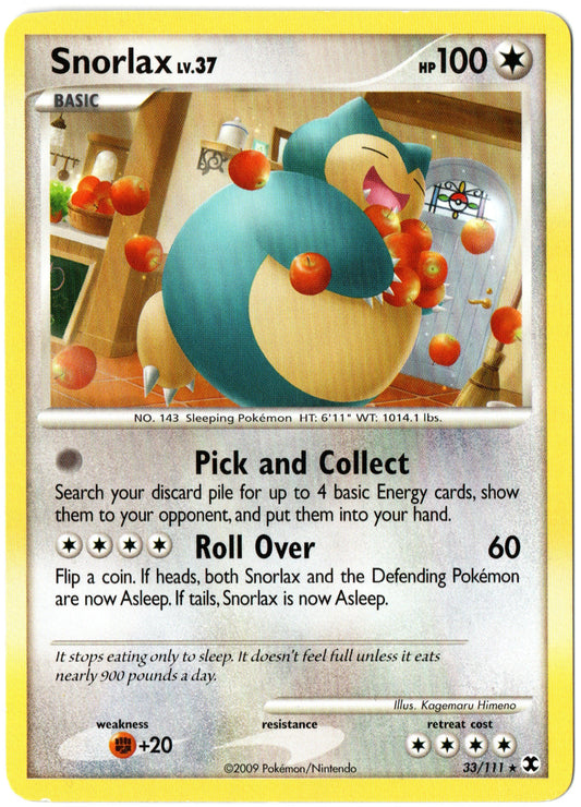 Snorlax – 33/111 – Rising Rivals – EN