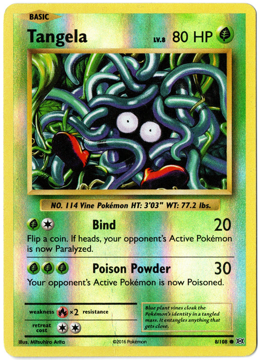 Tangela Reverse Holo – 8/108 – Evolutions – EN